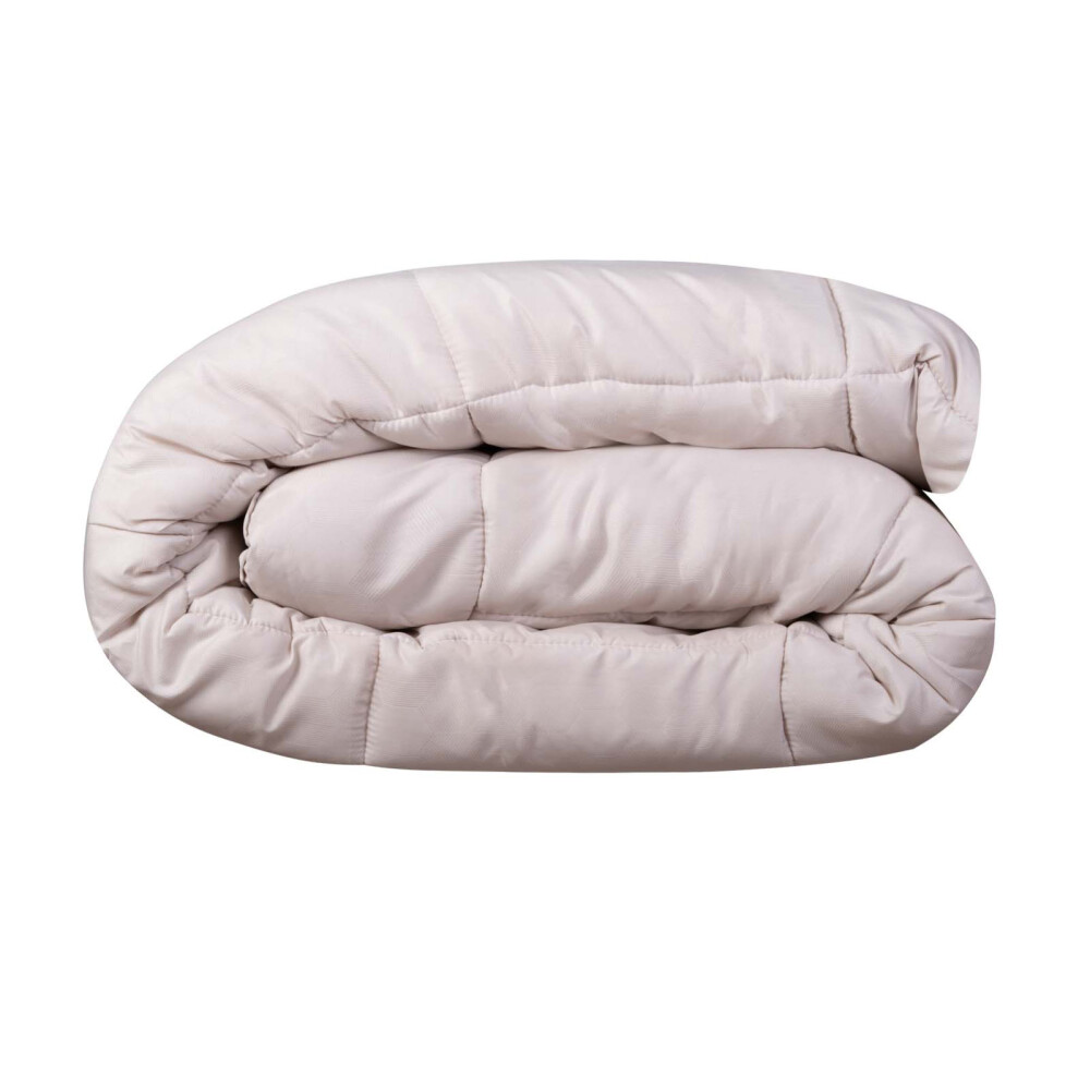 ACOLCHADO QUEEN POLIESTER MARRON EMBOSSED TAUPE