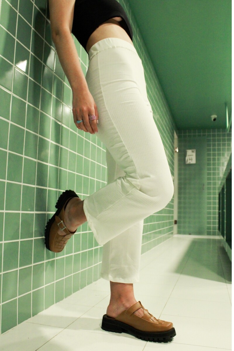 Pantalon Recto White