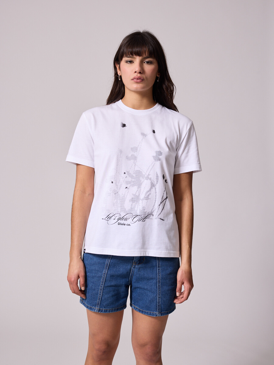 T-SHIRT CRUMI DIXIE Blanco