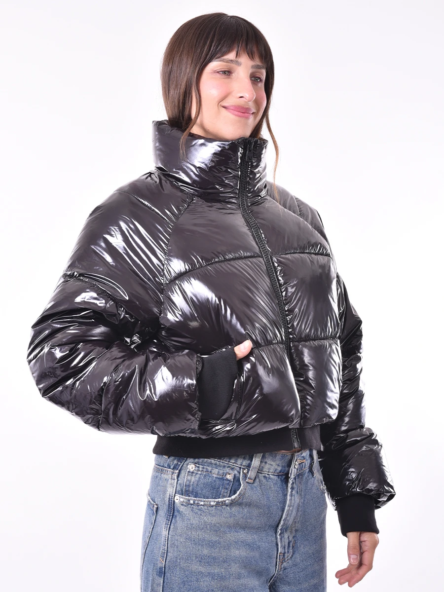 CAMPERA SHINE - NEGRO 