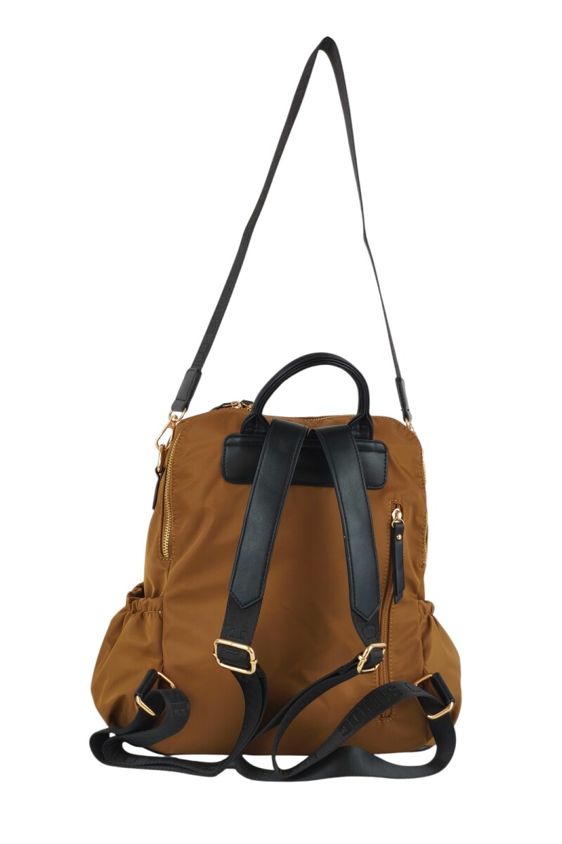 Mochila cartera Tostado