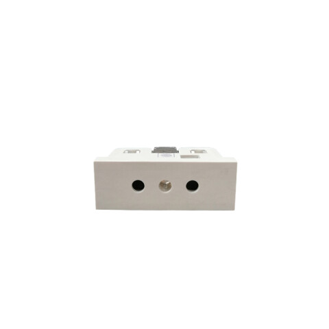 Módulo t/cte. 2P+T 10A 250V bianco reale Silight SK3136