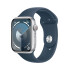 Apple Watch Series 9 GPS 41mm Silver Alum STORM Blue Sport Apple Watch Series 9 GPS 41mm Silver Alum STORM Blue Sport