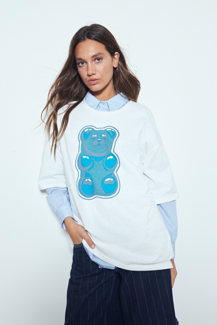 REMERA PEPEROMIA Blanco