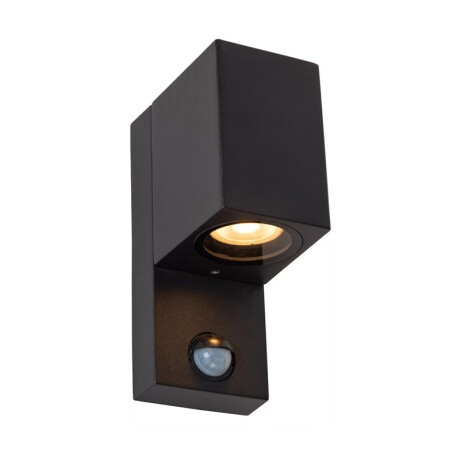 ARTEFACTO ORWELL UNIDIRECCIONAL CON SENSOR DE MOVIMIENTO Luminaria Unidireccional Minimal con Sensor de Movimiento Negra