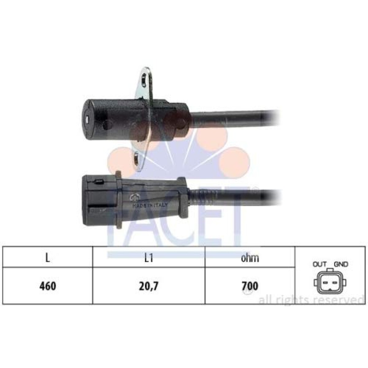 CAPTOR FIAT CIGUE ÑAL CINQUECENTO UNO FIORINO DUNA MONOPUNTO - 
