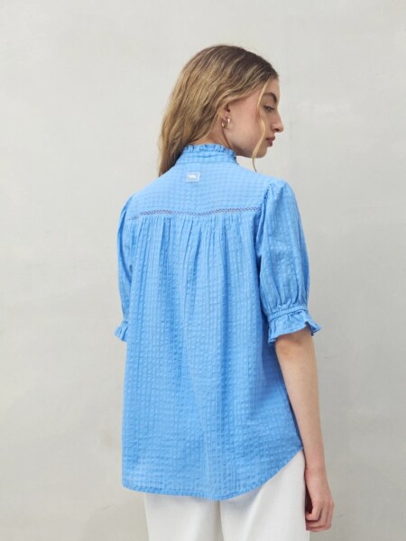 CAMISA D.CASSIN ERRANTE CELESTE