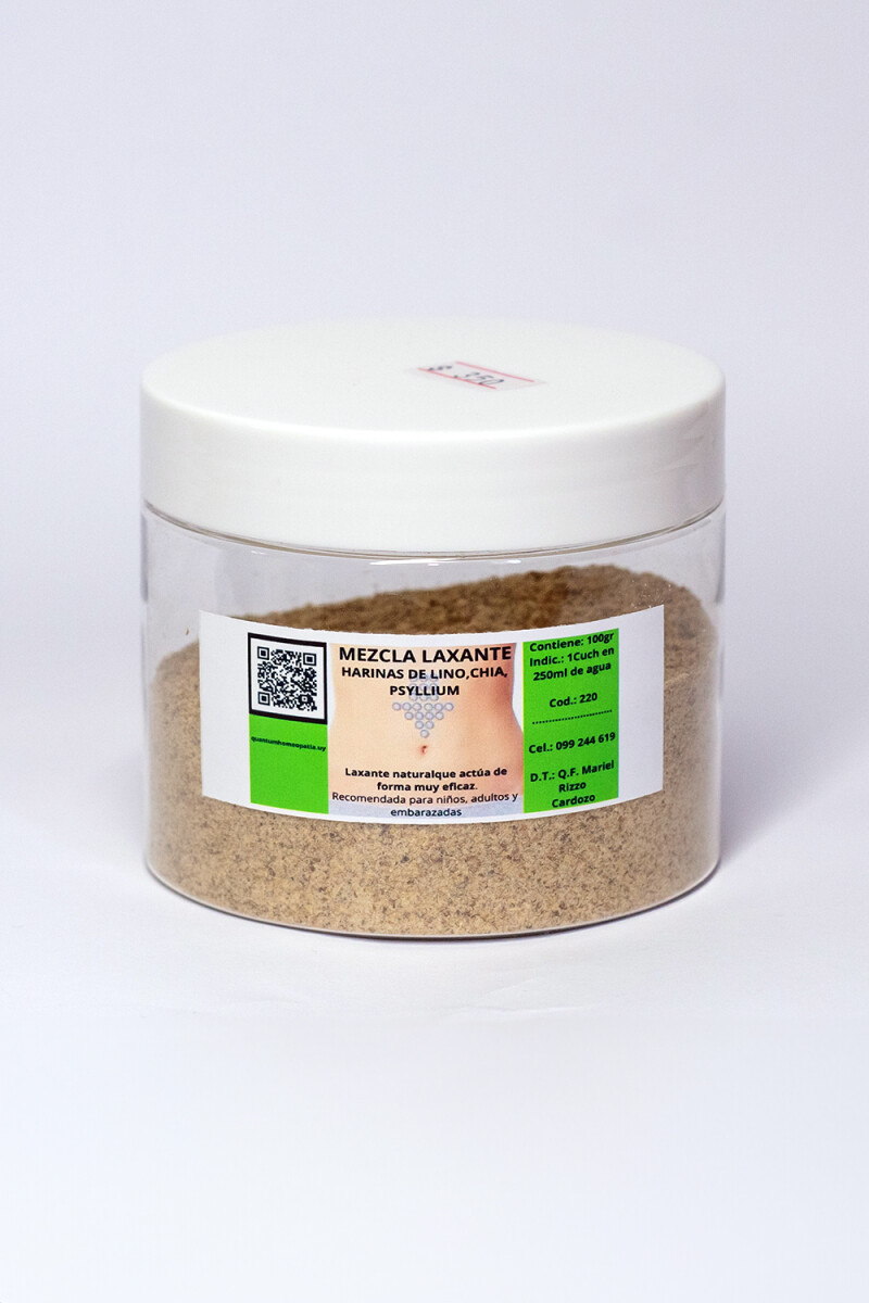 Mezcla Laxante (Harinas de Lino, Chia y Levadura de Cerveza) · 100gr Mezcla Laxante (Harinas de Lino, Chia y Levadura de Cerveza) · 100gr