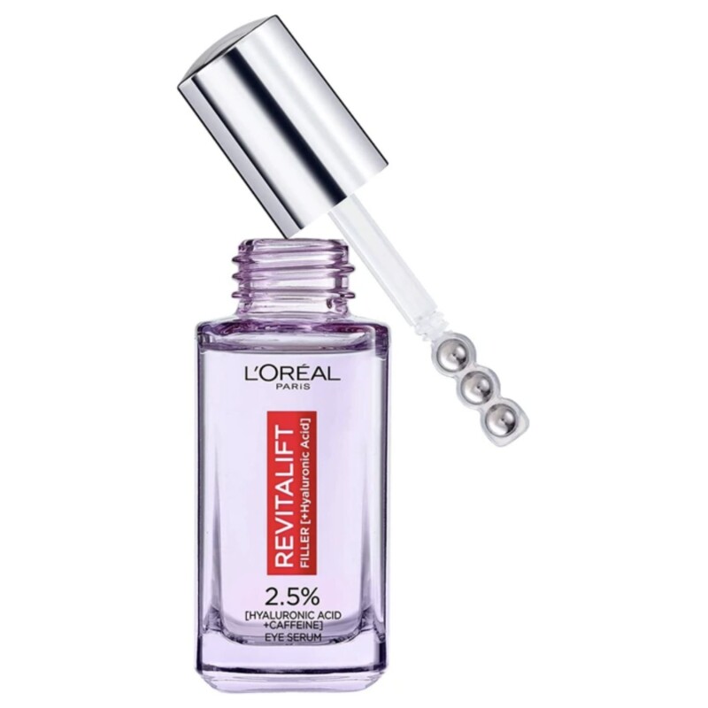 Sérum para ojos L'Oreal Revitalift con ácido hialurónico + cafeína Sérum para ojos L'Oreal Revitalift con ácido hialurónico + cafeína