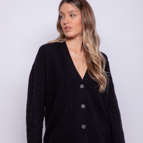 CARDIGAN SONICA Negro