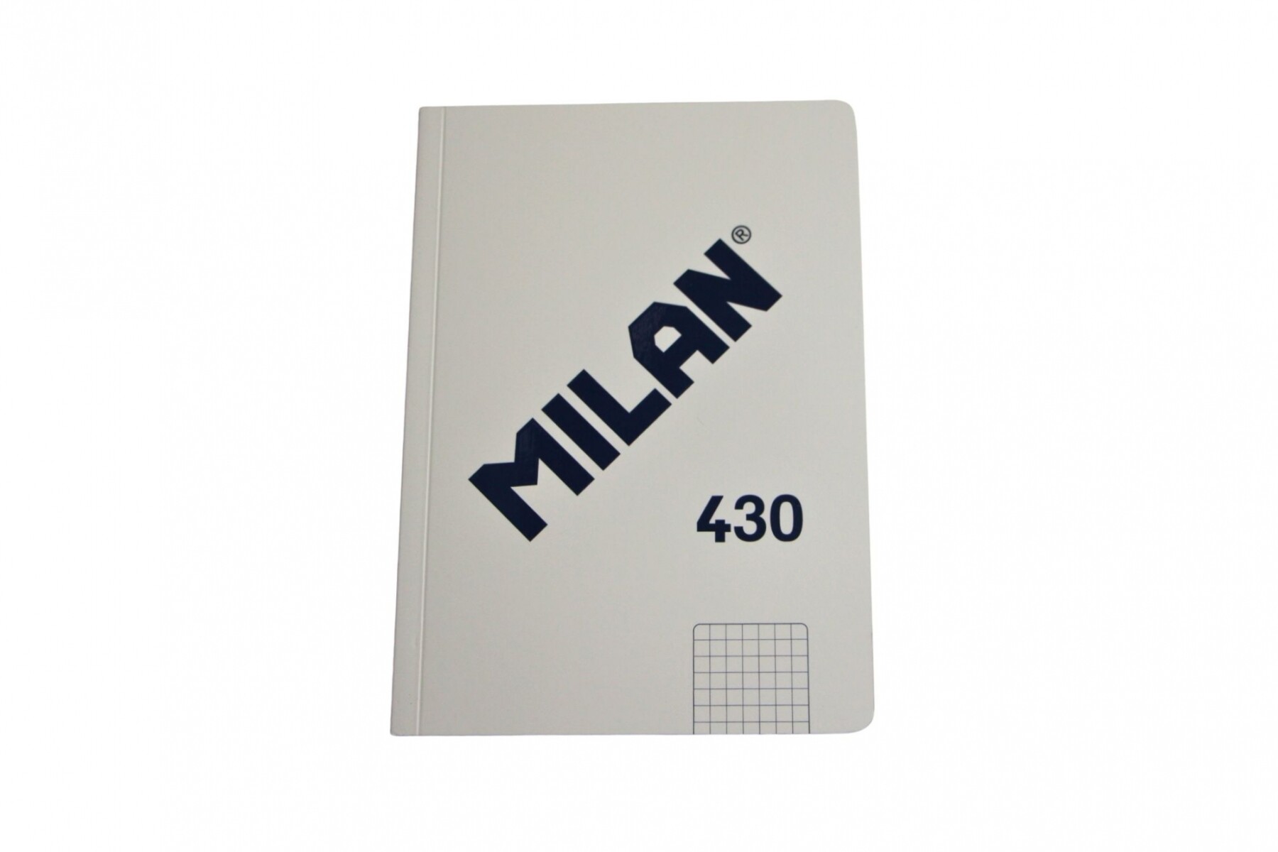 CUADERNO MILAN TAMAÑO A5 CUADRICULADO DE 48 HOJAS COLOR CREMA 