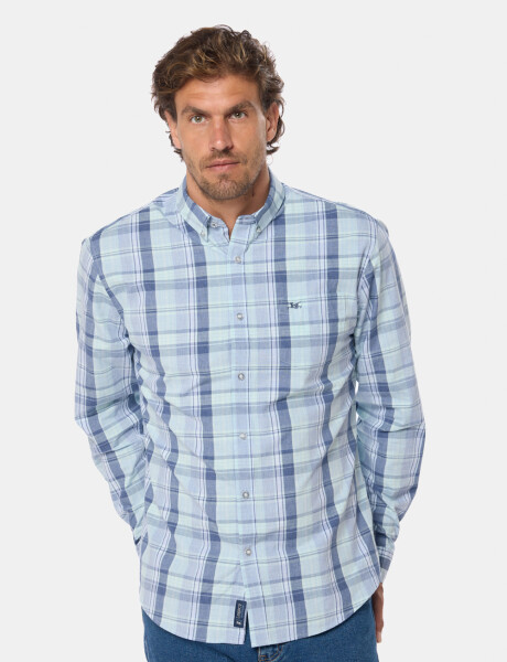 CAMISA A CUADROS Verde