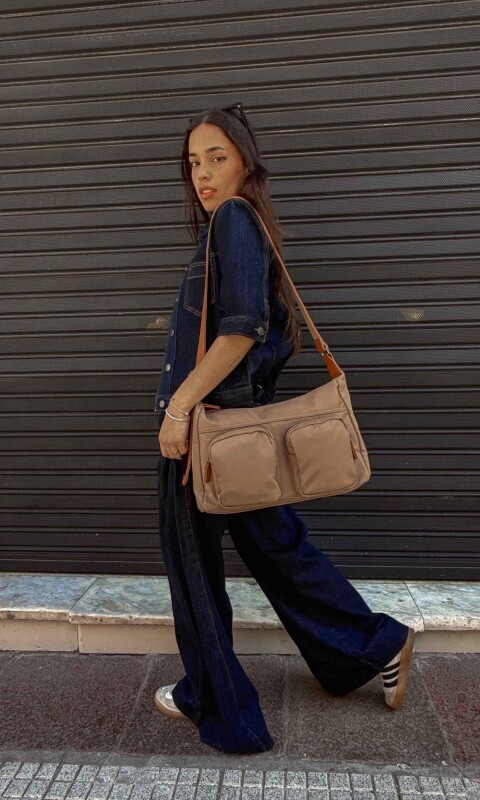 BANDOLERA MORRAL TAHINA NUEZ C/SUELA