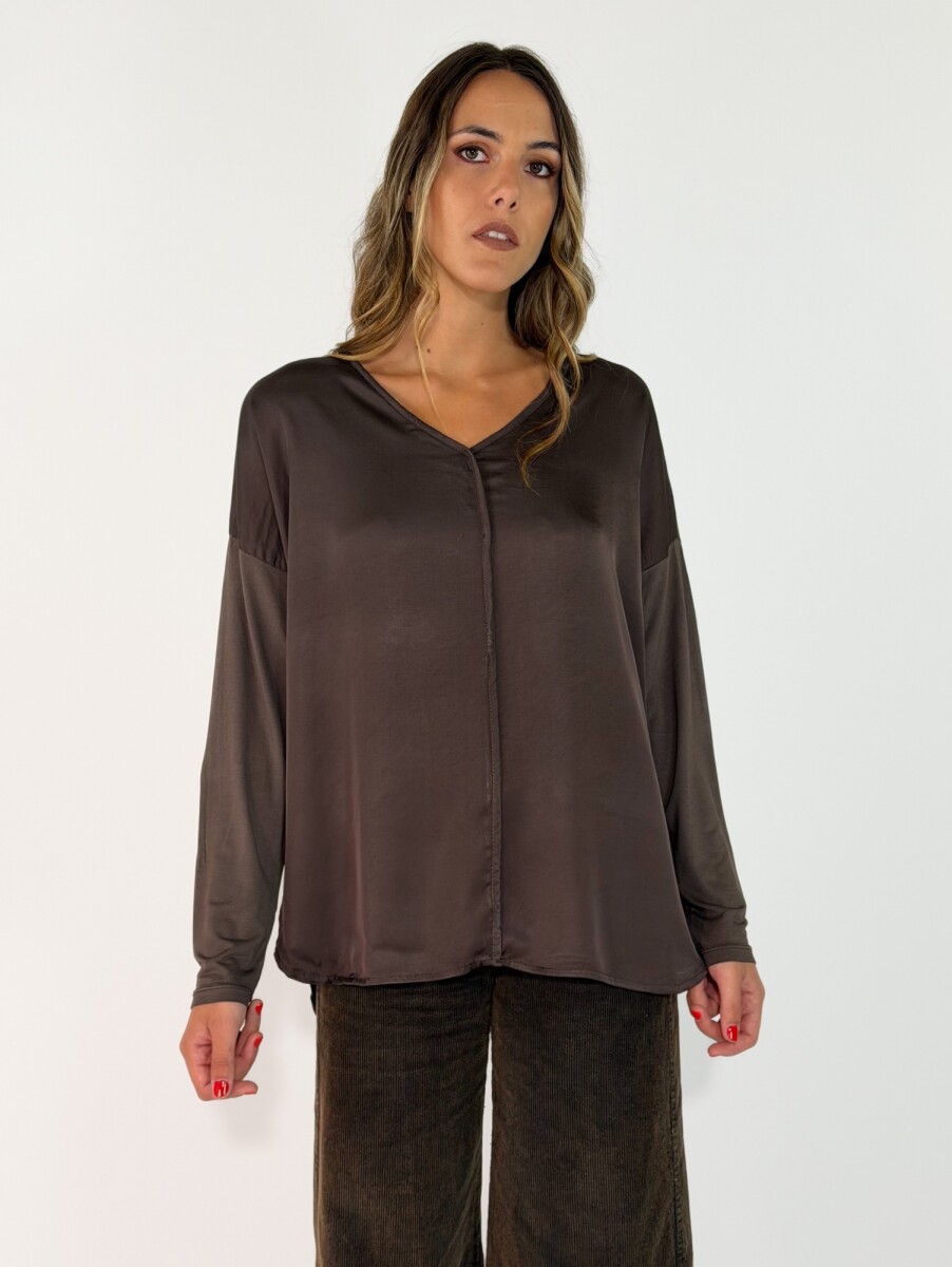 BLUSA MONTANA - CHOCOLATE 