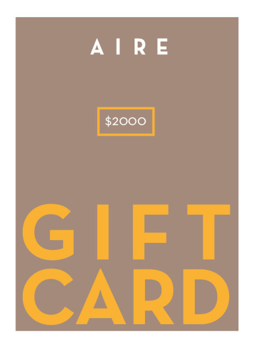 GIFT CARD $2000 