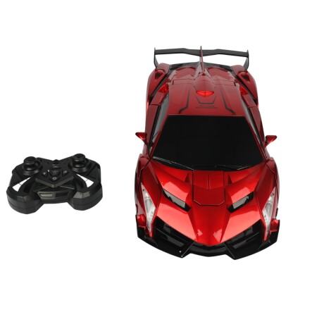 AUTO ROBOT TRANSFORMER A CONTROL REMOTO ROJO AUTO ROBOT TRANSFORMER A CONTROL REMOTO ROJO