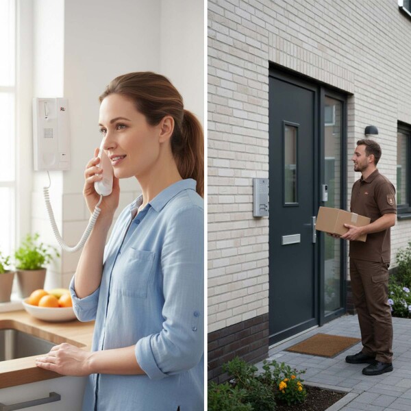 Portero Electrico Doble C/ Intercomunicador 3208 Timbre 220V Color Plateado