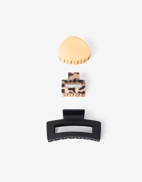 Broches Sets Carey Set De Broches - Combinacion Tricolor