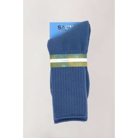 Medias lisas soft Azul piedra