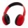 Auricular Inalámbrico Vincha Blogy Bluetooth Música Llamadas Rojo