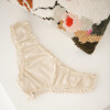 Vedetina Cata – Algodón suave con frunces, sexy y divertida Beige Melange
