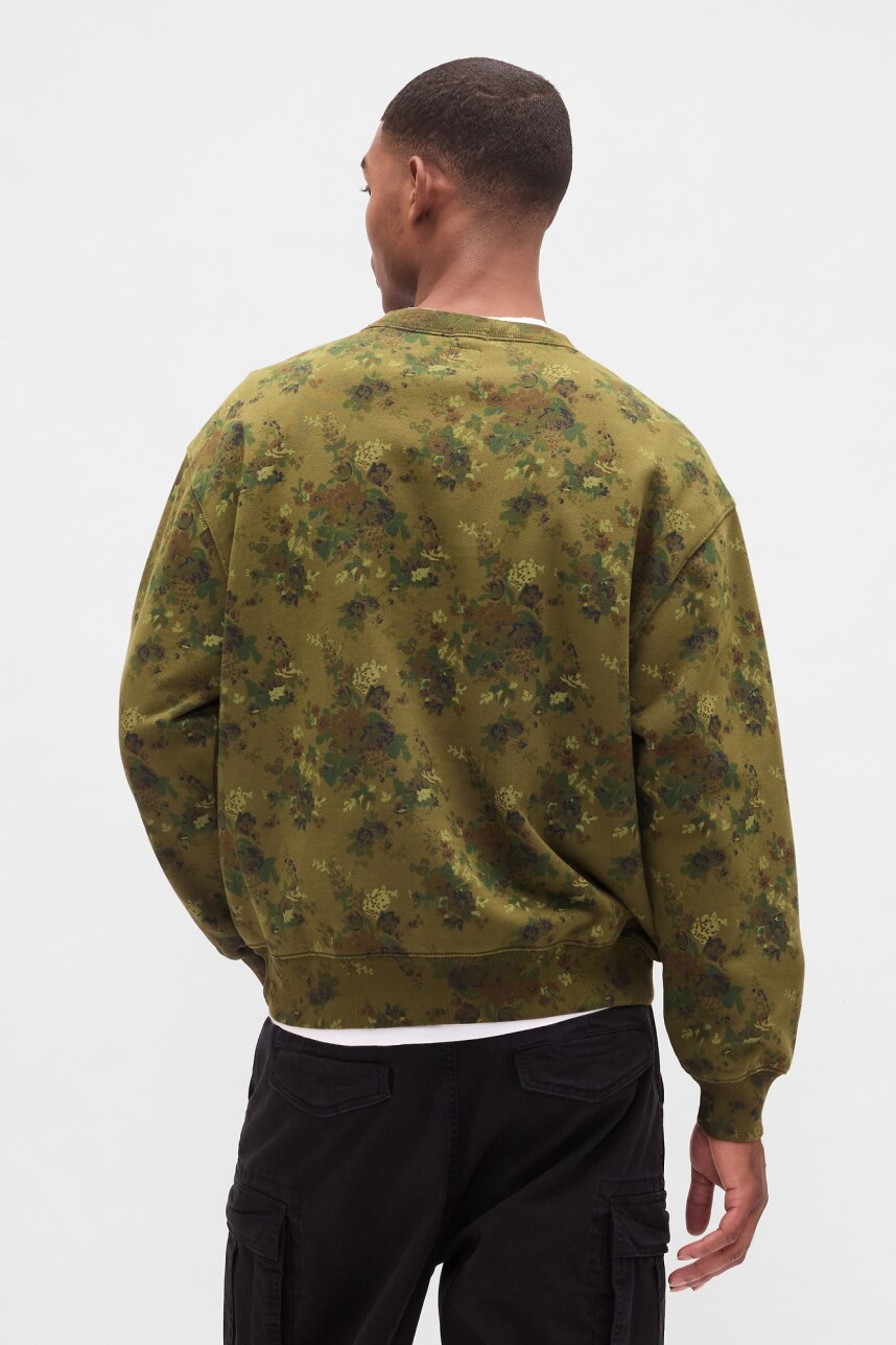 Buzo Deportivo Logo Gap Hombre Floral Print
