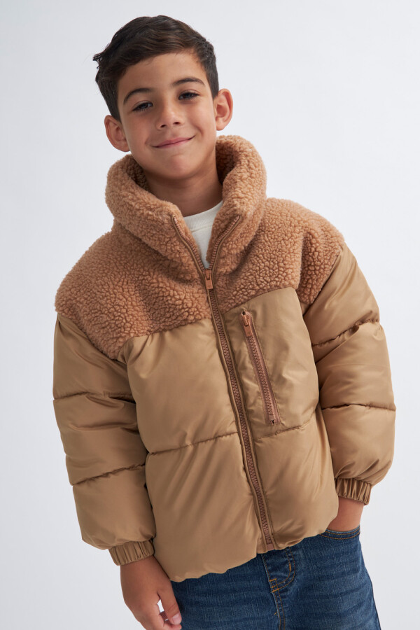 Chaqueta de abrigo Camel