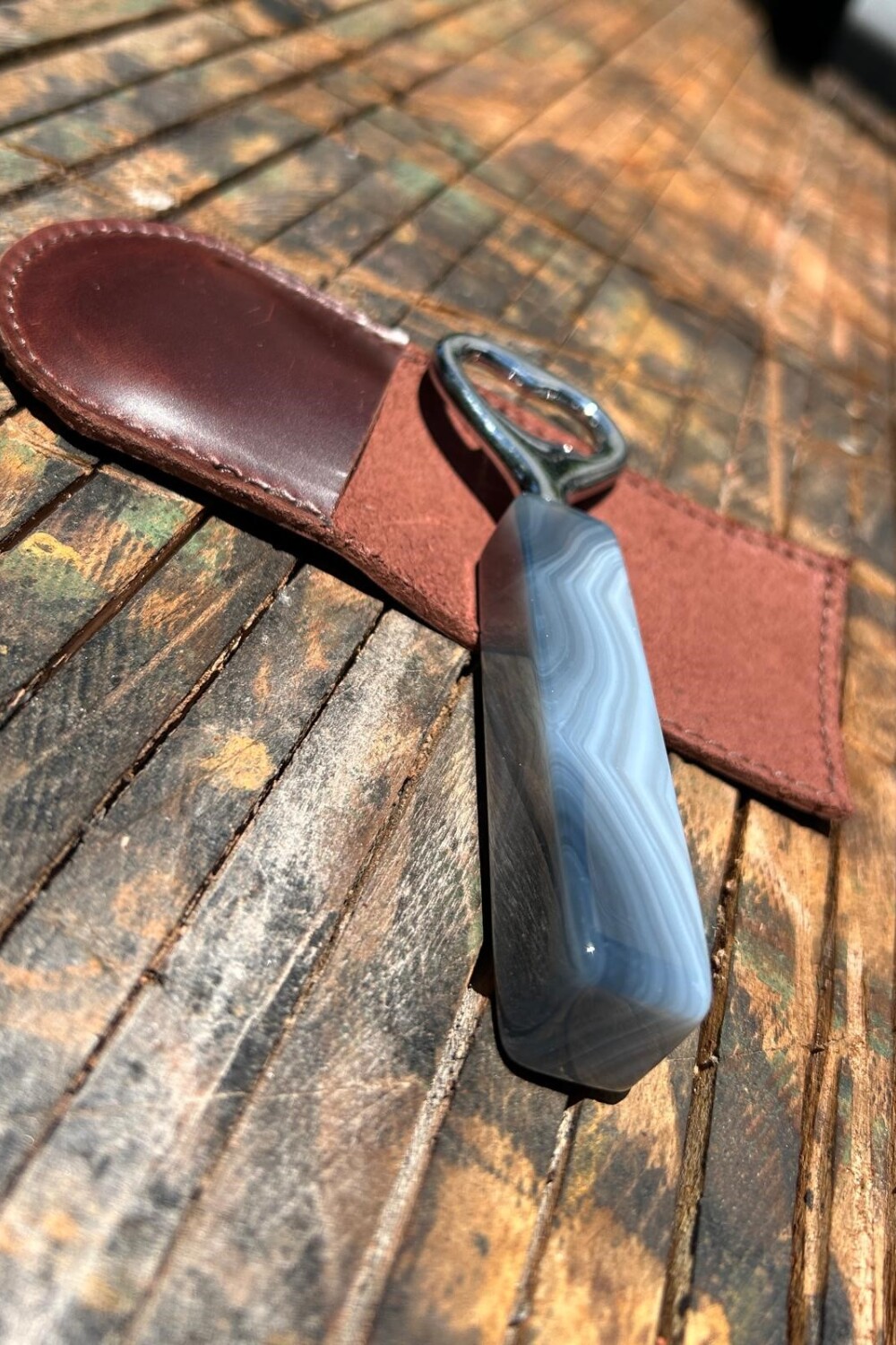 Long Beer Opener Gris / Chocolate