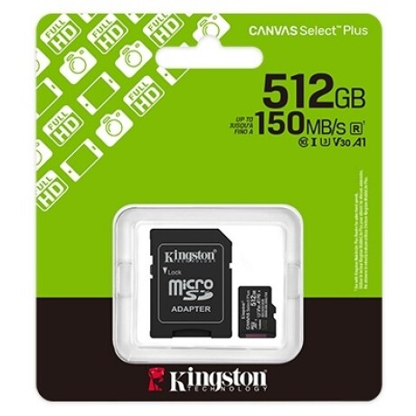 Memoria Microsd Kingston Select Plus 512GB Clase 10 001