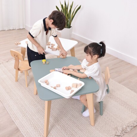 MESA INFANTIL TIDY CELESTE - UNICO