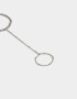 Pulseras Flexibles Pulsera Flexible Con Anillo Unido - Plateado