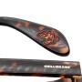 Lentes De Sol One Piece Cuadrado De Policarbonato Caramelo/Marrón