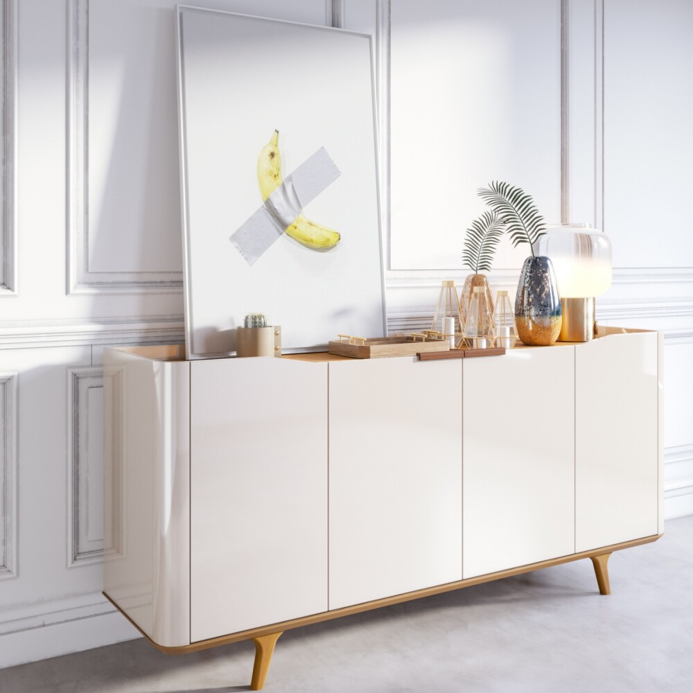Aparador Arc tipo Buffet 1.6 - Linea Manhattan Aparador Arc tipo Buffet 1.6 - Linea Manhattan