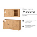 KIT COCINA AEREO Y BAJO MESADA CERA TEQUILA Kit Cocina Aereo Y Bajo Mesada Cera Tequila