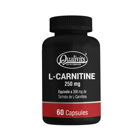 L-CARNITINE QUALIVITS 250 mg 60 Cápsulas L-CARNITINE QUALIVITS 250 mg 60 Cápsulas