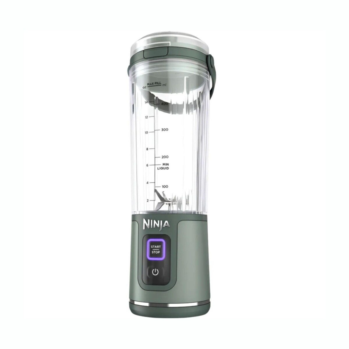 Licuadora Portátil NINJA Blast 50W Capacidad 470ml Vaso De Plástico - Green 