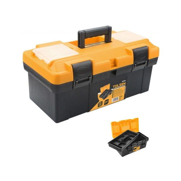 CAJA HERRAMIENTA 17" 420x230x190 PLAST TOLSEN Caja Herramienta 17" 420x230x190 Plast Tolsen