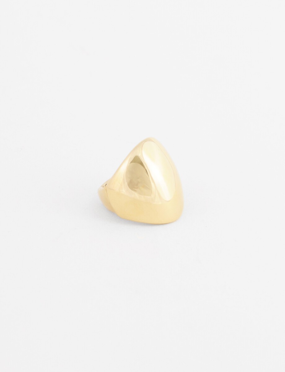 Anillo balloon acero - dorado 
