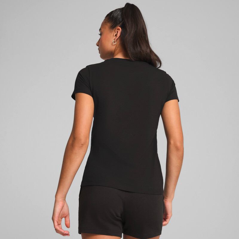 Remera Essentials Elevated de Mujer Negro