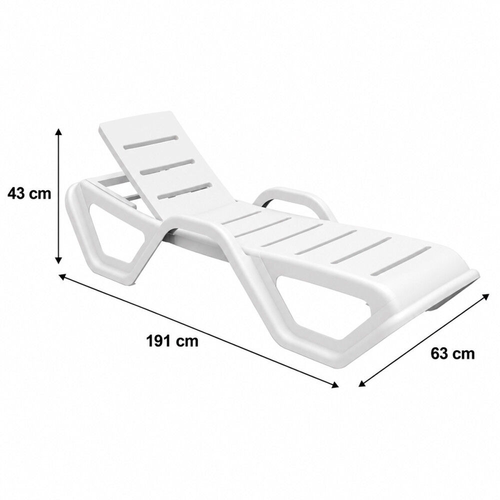 REPOSERA MONOBLOCK 2025 BLANCA Reposera Monoblock 2025 Blanca