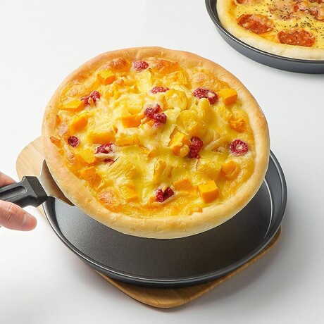 Tortera Tartera Alta Antiadherente Asadera Redonda Ø26x4Cm Gris