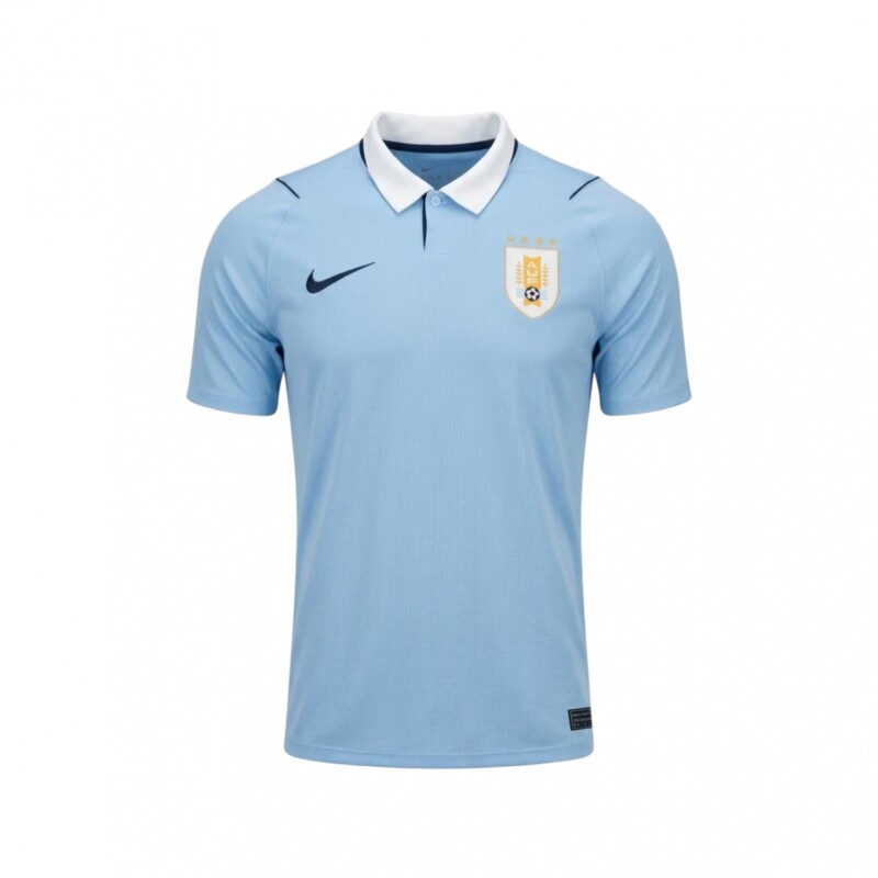Camiseta Nike Oficial AUF Uruguay Local 2026 Stadium Celeste