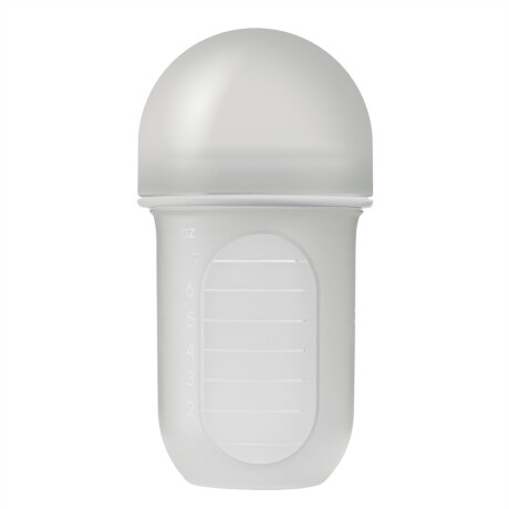 Mamadera Silicona con tetina 3m+ (240ml) gris claro