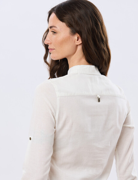 CAMISA DE LINO Blanco