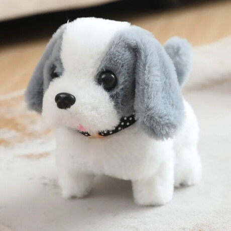 Peluche animal perrito Gris