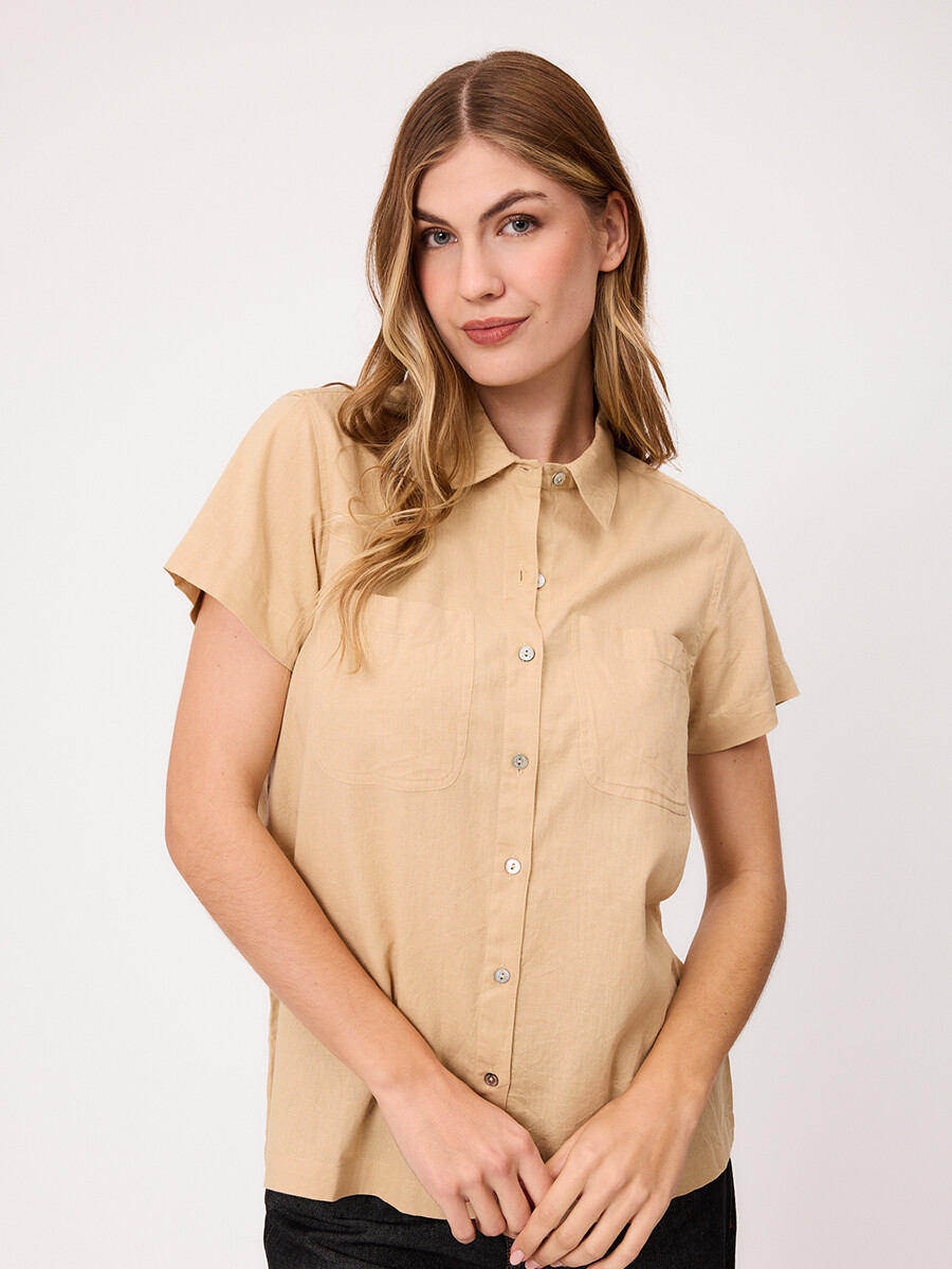 CAMISA ISLINA POLANCO - Beige 