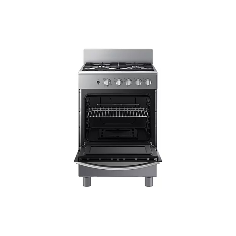 Cocina a Gas con 4 Quemadores con Quemador Rápido Black