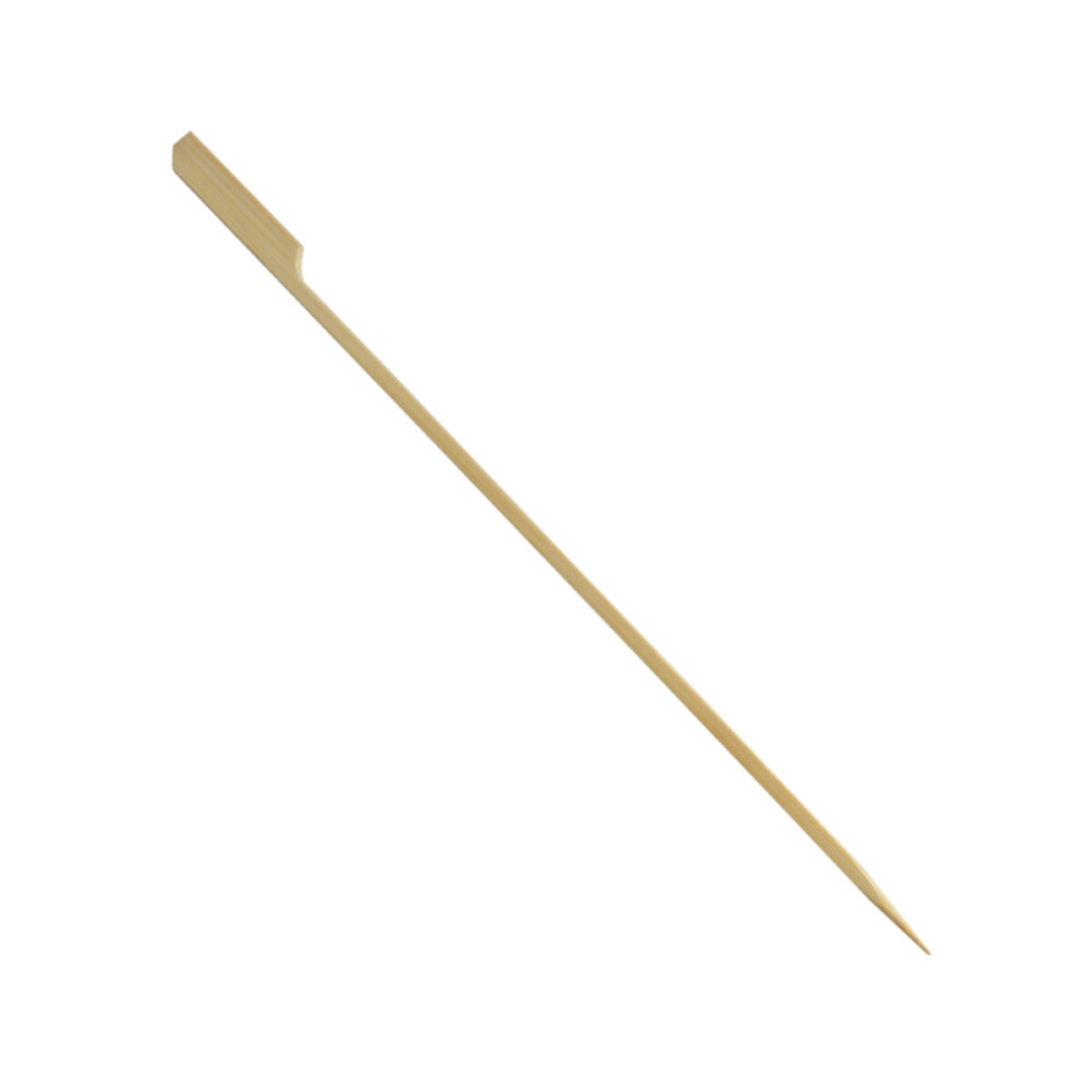 PALO DE BROCHETTE EN BAMBÚ CON TOPE NATURALS 25 CM 