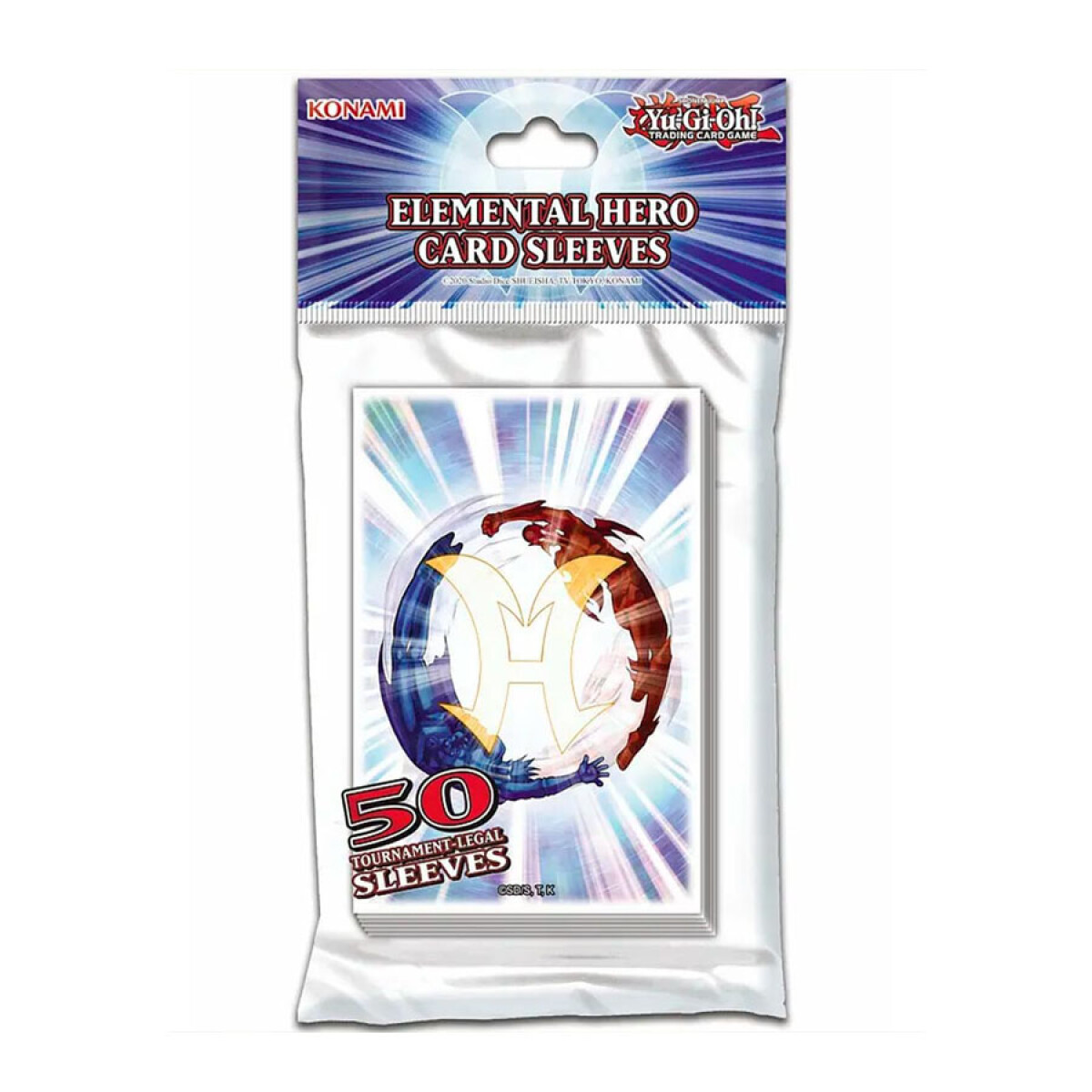 Protectores Yu-Gi-Oh!: Elemental Hero - 50 Sleeves 