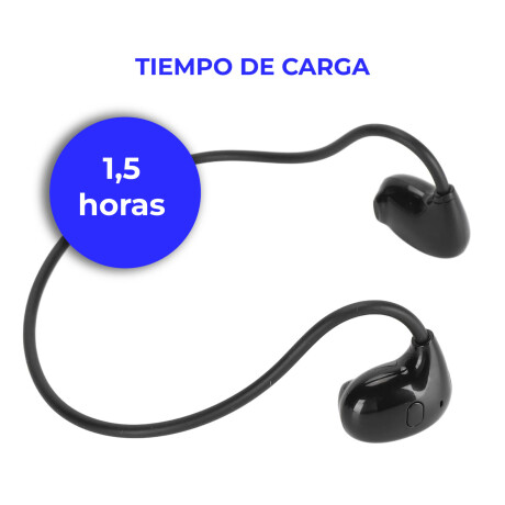 Auriculares Bluetooth Diseno Abierto Comodo Ligero Negro